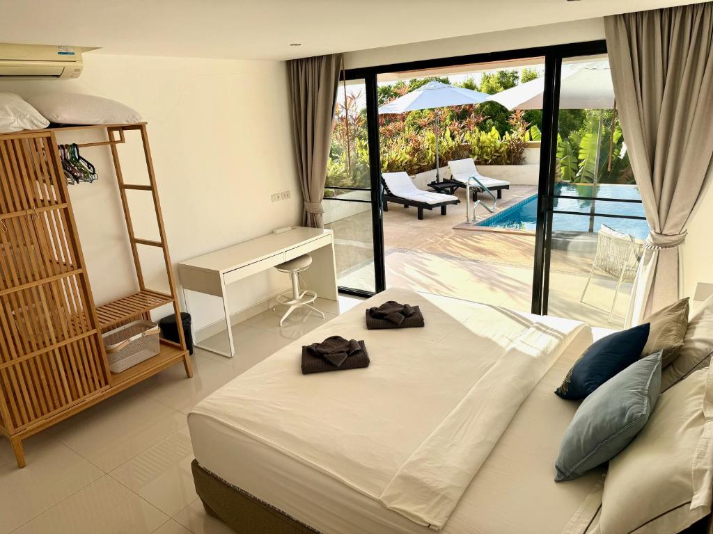 The Carma - stylish and luxury sea view pool villa